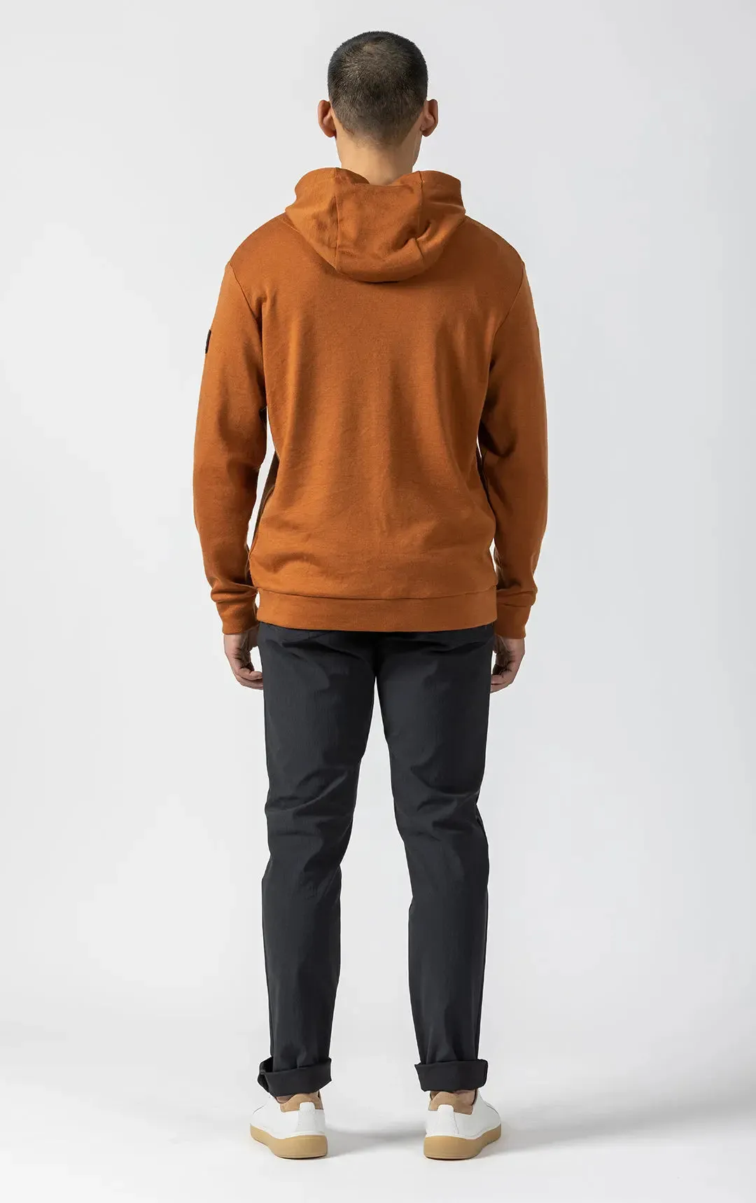 320GSM MERINO HOODED PULLOVER - CLEARANCE