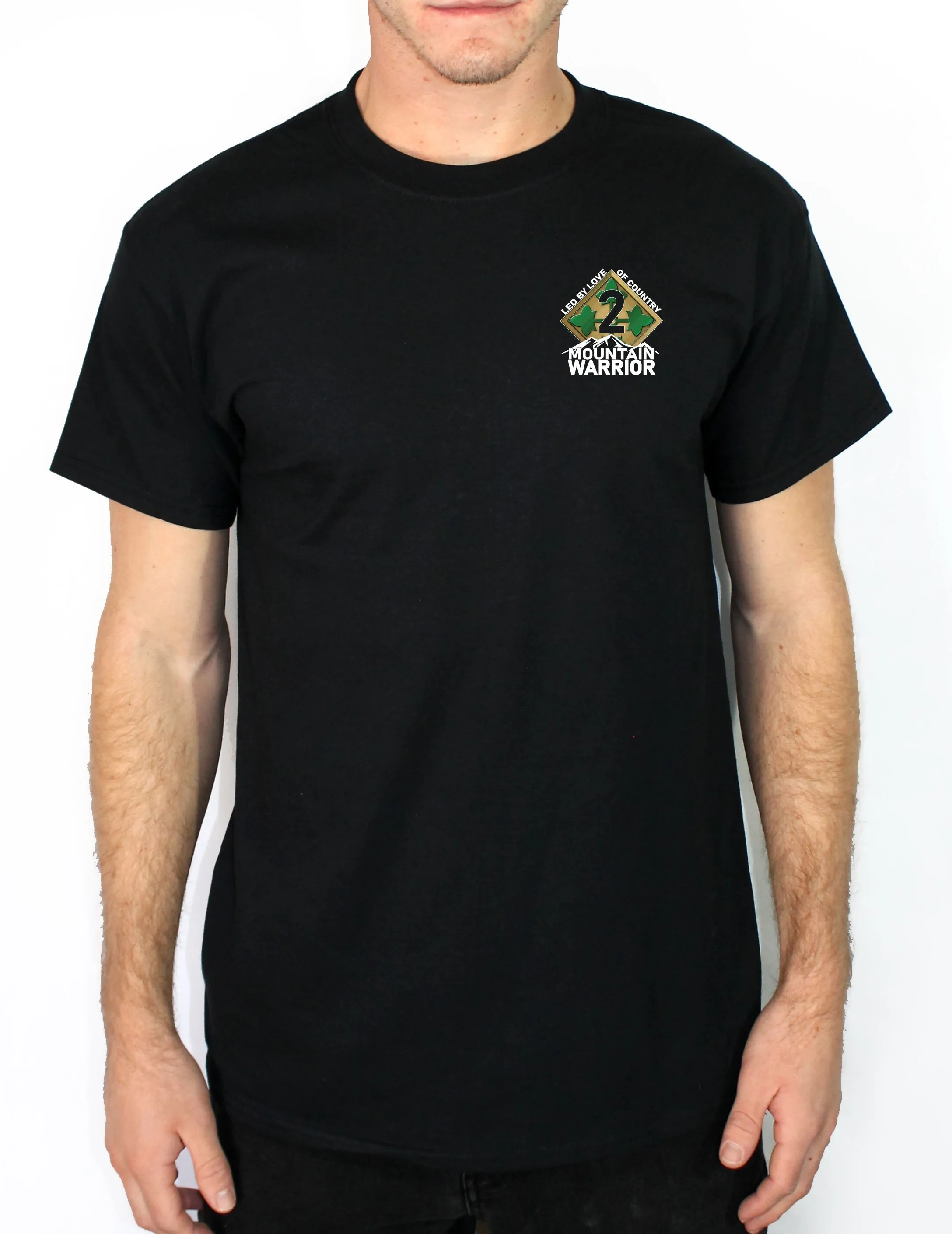 500# Club 50-50 Blend Black Unisex PT Short Sleeve Shirt. Is Approved for PT