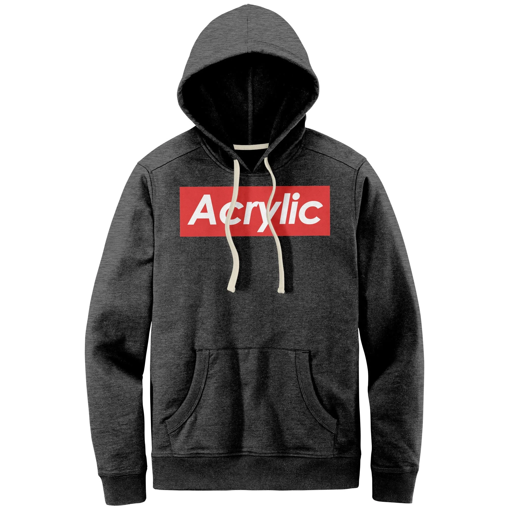 Acrylic Supreme-Themed Hoodie