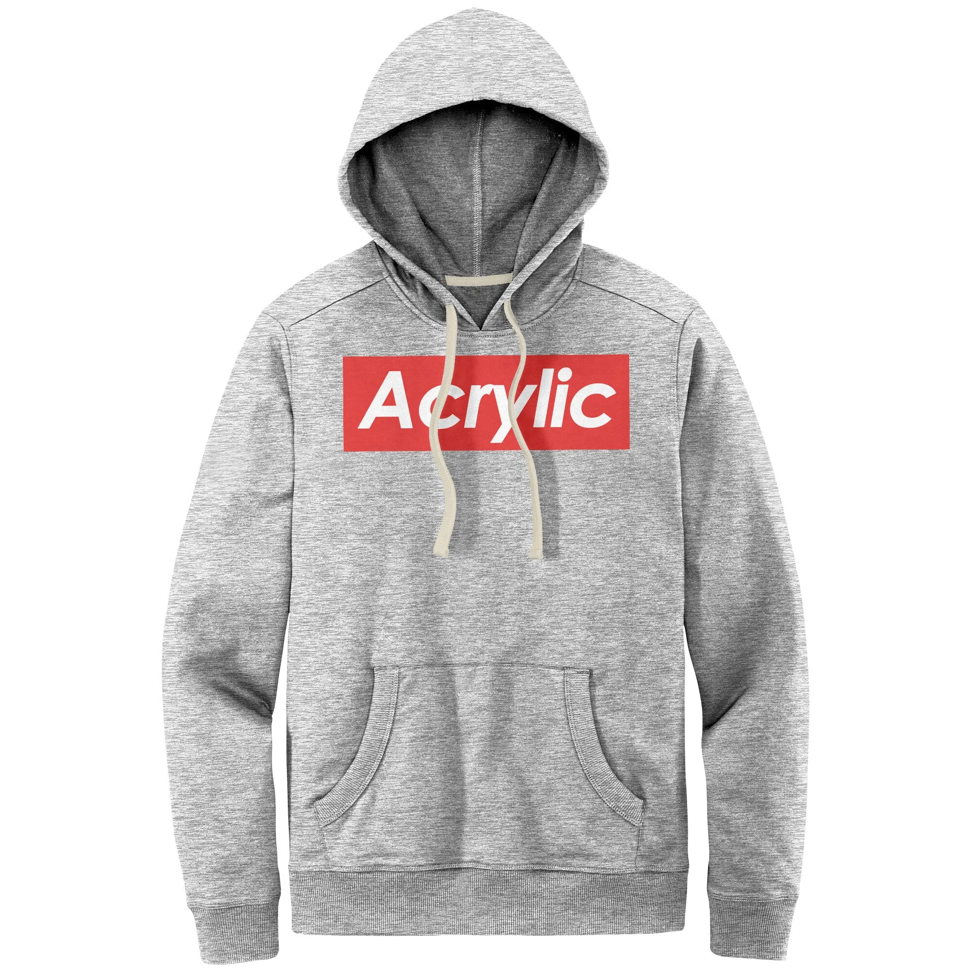 Acrylic Supreme-Themed Hoodie