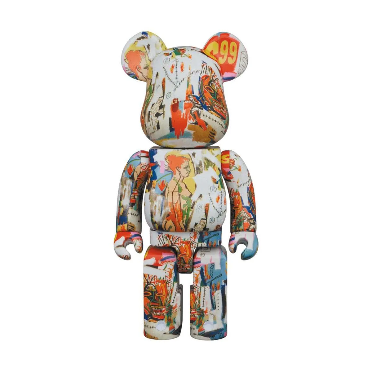   Andy Warhol   Jean-Michel Basquiat Be@rbrick 1000% '#4'