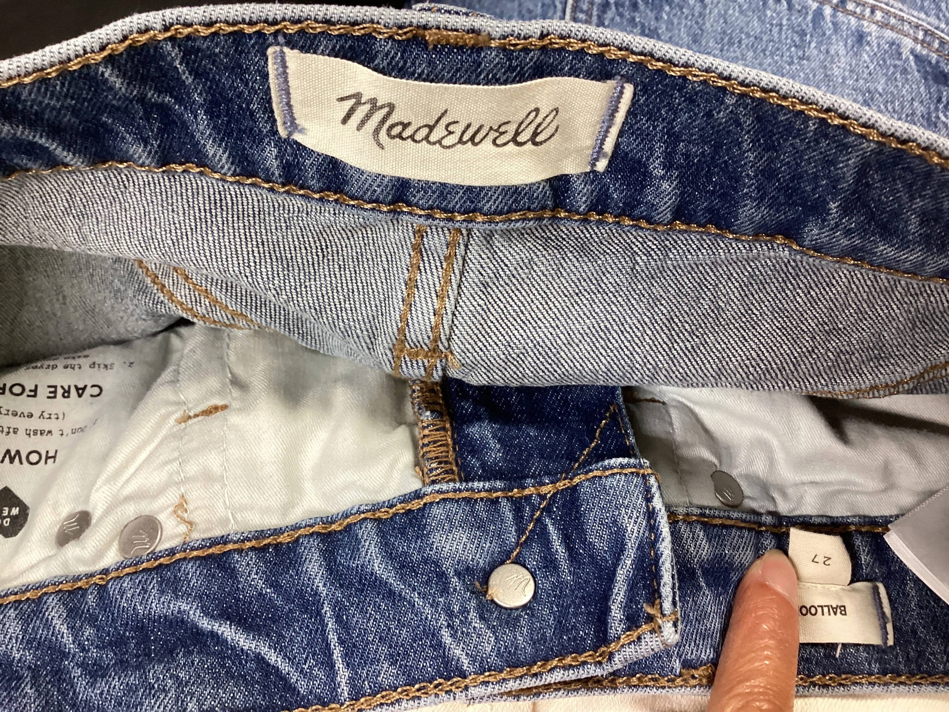 Blue Denim Jeans Boyfriend Madewell, Size 4