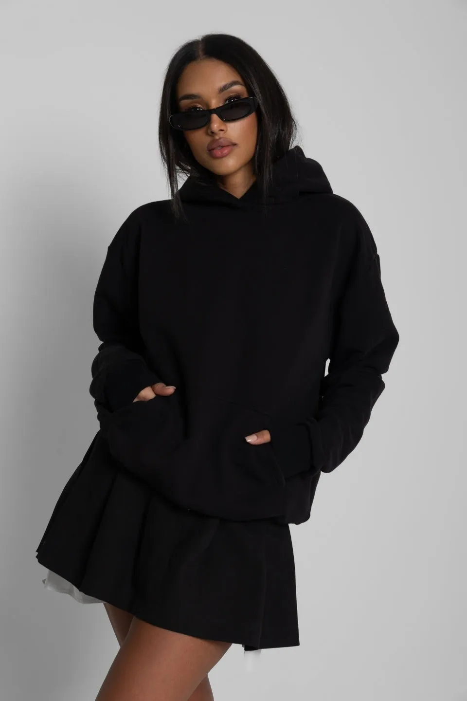 Bluza unisex HOODIE - czarna