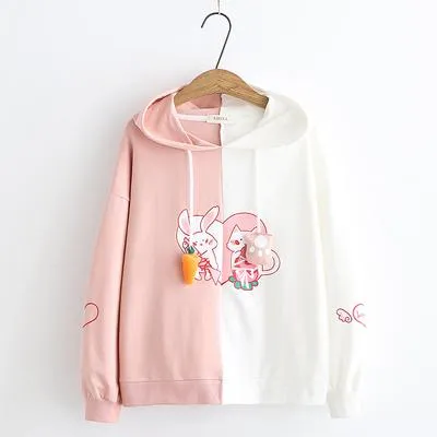 Bunny Neko Sweater Hoodie SD00796