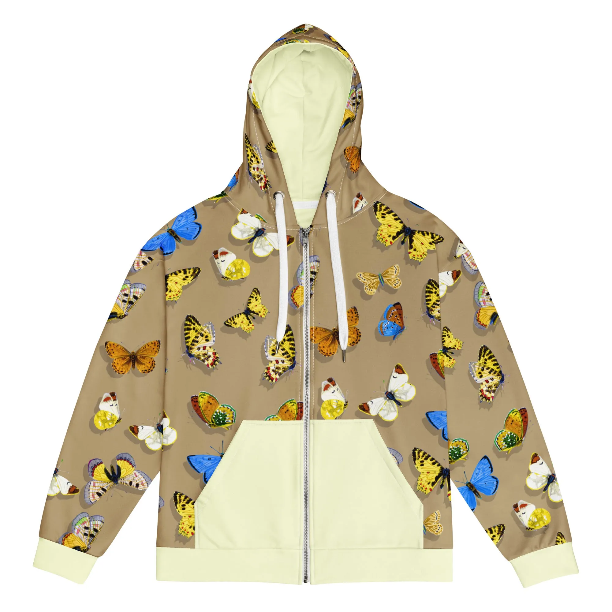 Butterfly Unisex zip hoodie