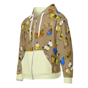 Butterfly Unisex zip hoodie