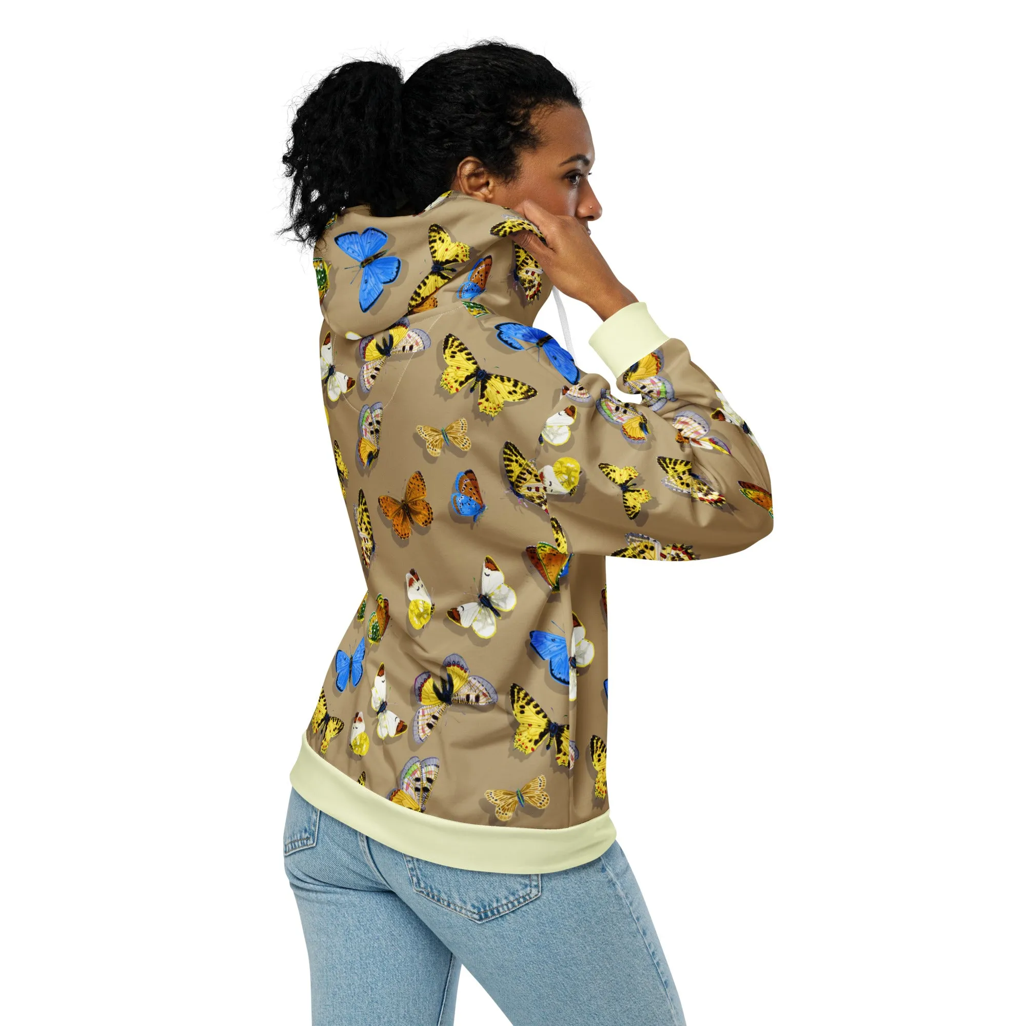 Butterfly Unisex zip hoodie