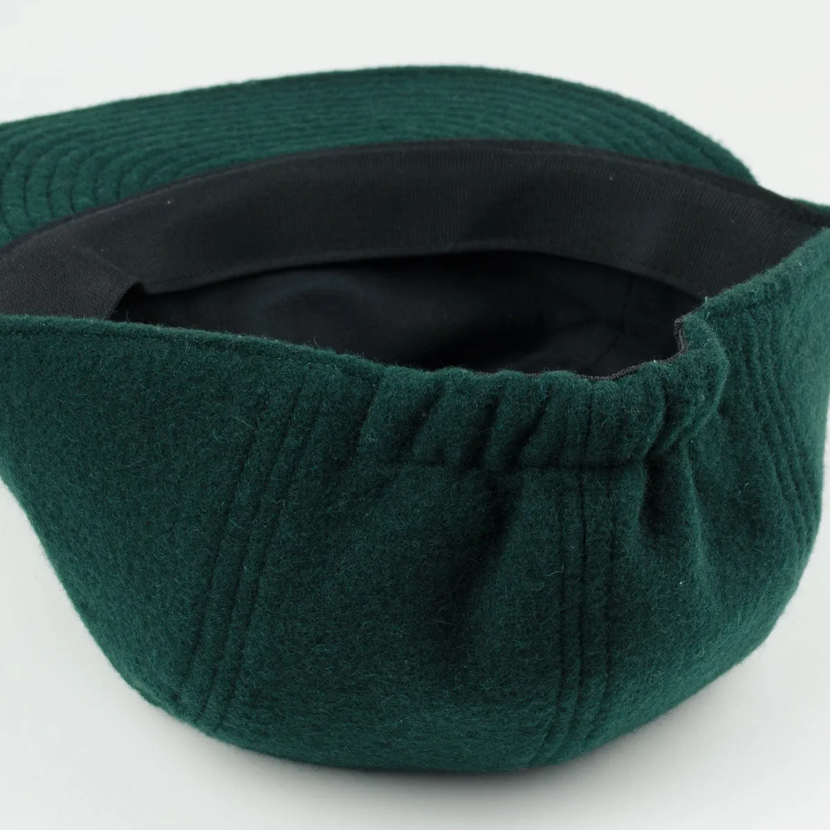 cableami - Wool Flannel Cap - Green