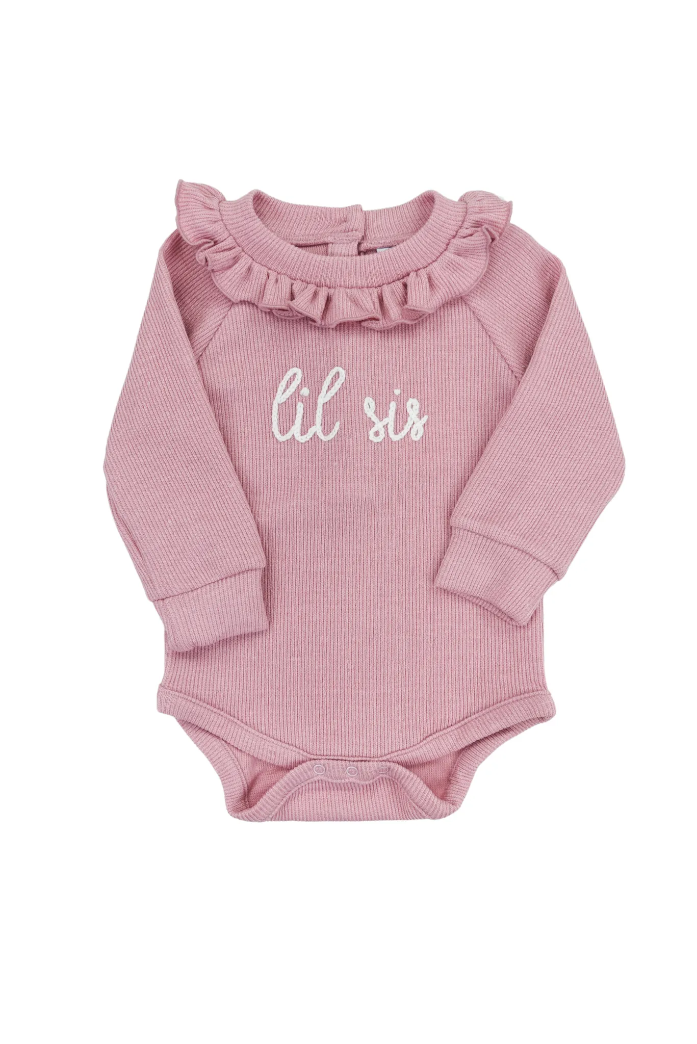 Chainstitch Pink sweater onesie