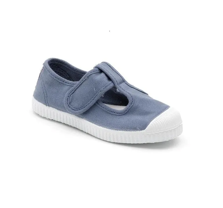 CIENTA TOILE SALOME 77997  Bleu Jeans Toiles Espadrilles