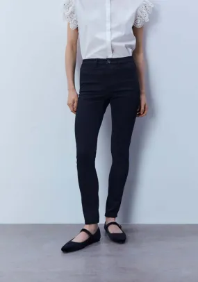 Coloured skinny jeans - Black