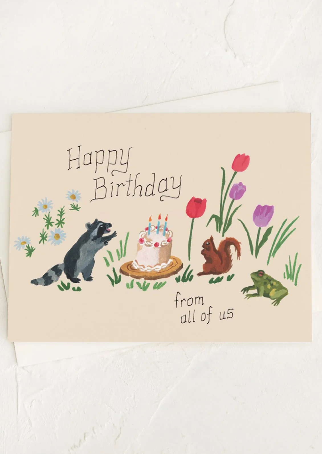 Critter Friends Birthday Card