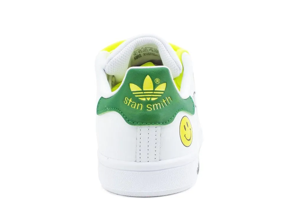 CUSTOM / ADIDAS Stan Smith Smile White Green M20605