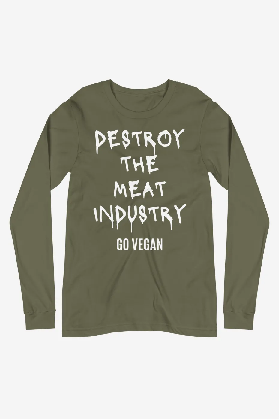 Destroy The Meat Industry Unisex Long Sleeve Tee