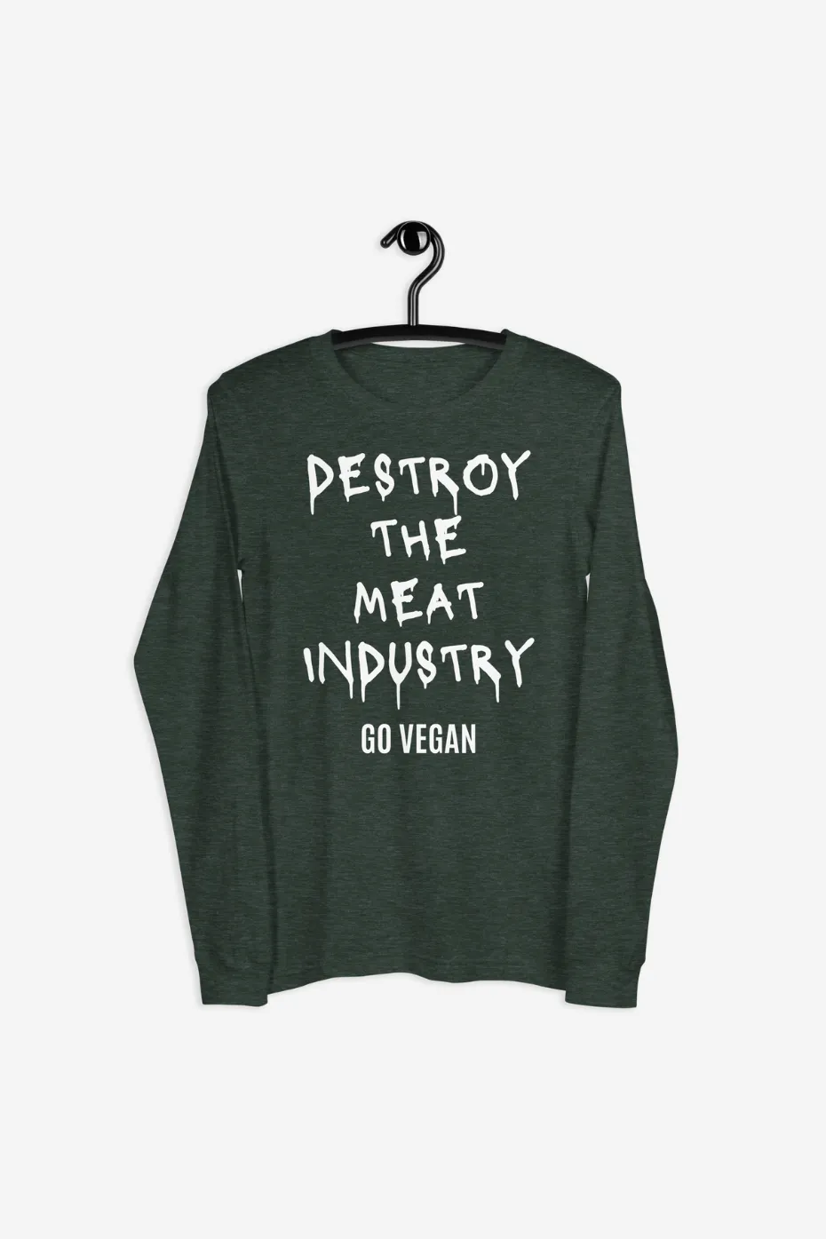 Destroy The Meat Industry Unisex Long Sleeve Tee