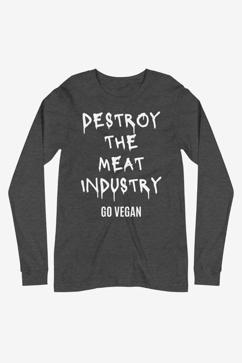 Destroy The Meat Industry Unisex Long Sleeve Tee