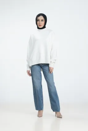 Esmee Sweater - Broken White - Sweater Atasan Knitwear Wanita - KW1720070