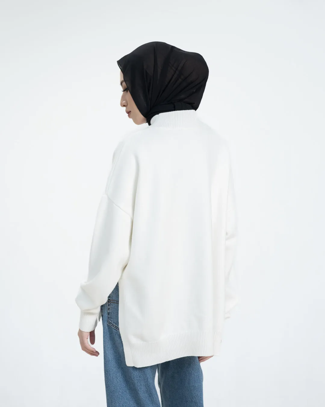 Esmee Sweater - Broken White - Sweater Atasan Knitwear Wanita - KW1720070