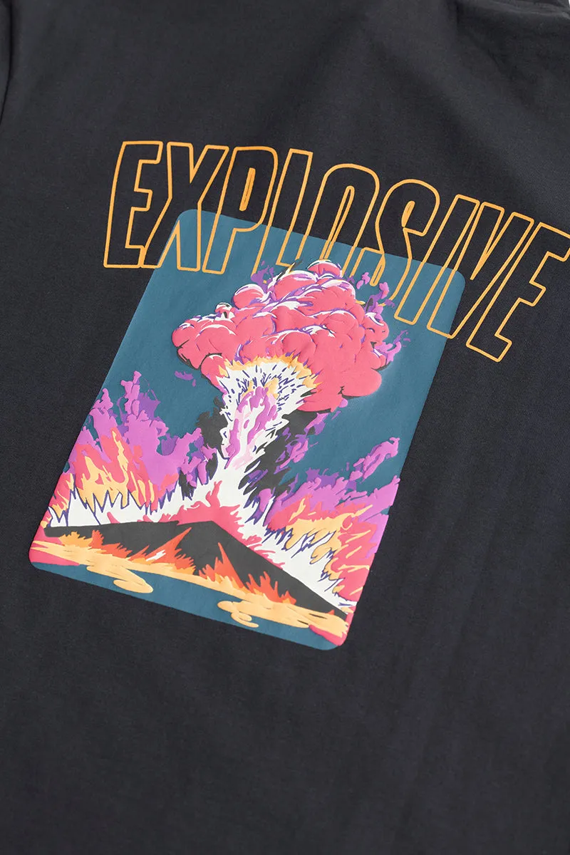 Explosive Black Hoodie