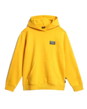 Felpa Uomo Napapijri B-Freestyle Hoodie Yellow Ray