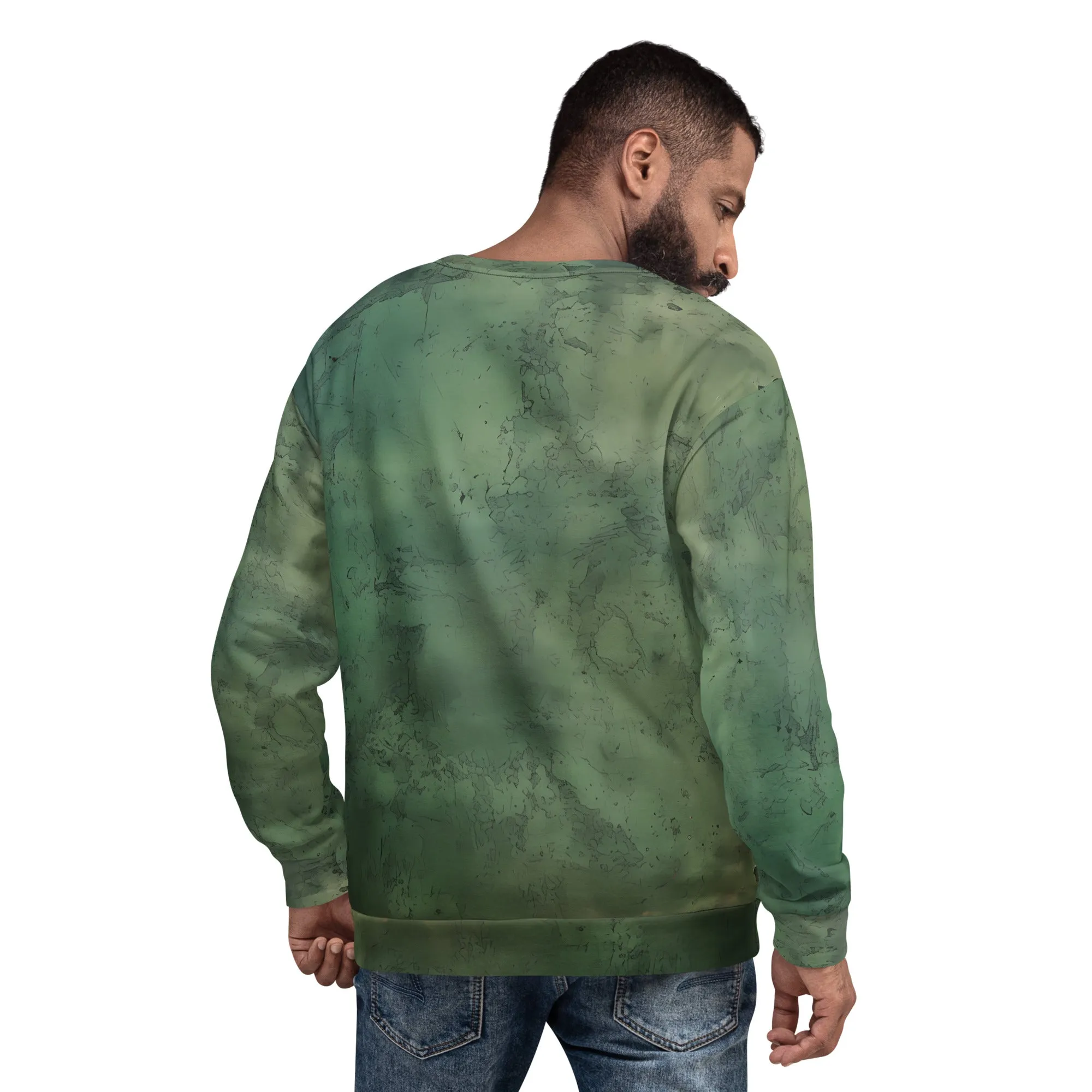 Green Sweater Men And Women / Eco Friendly Unisex Sweater