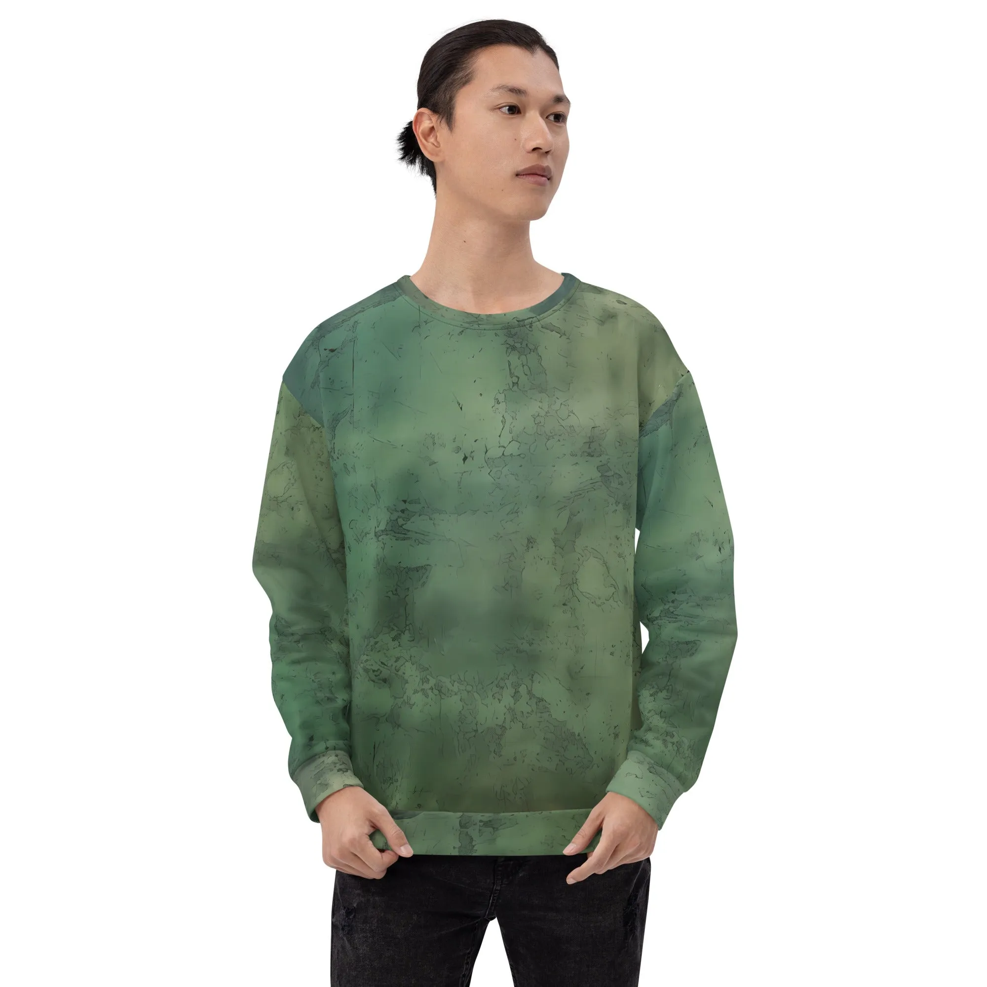 Green Sweater Men And Women / Eco Friendly Unisex Sweater