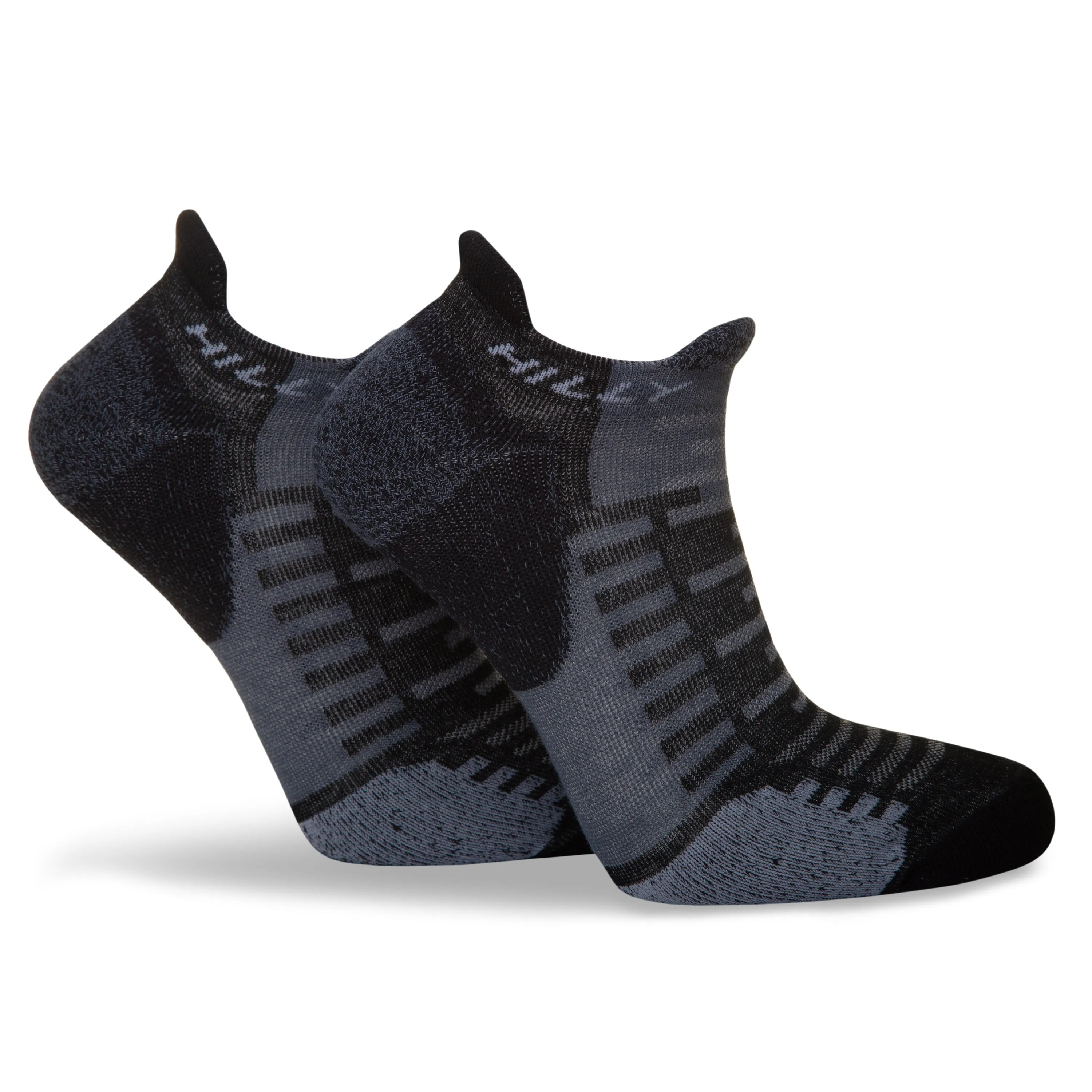 Hilly Active Socklet Min - Black/Grey