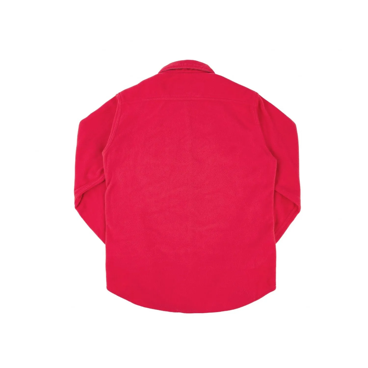 Iron Heart IHSH-287-RED Red Micro Fleece CPO Shirt - Final Sale