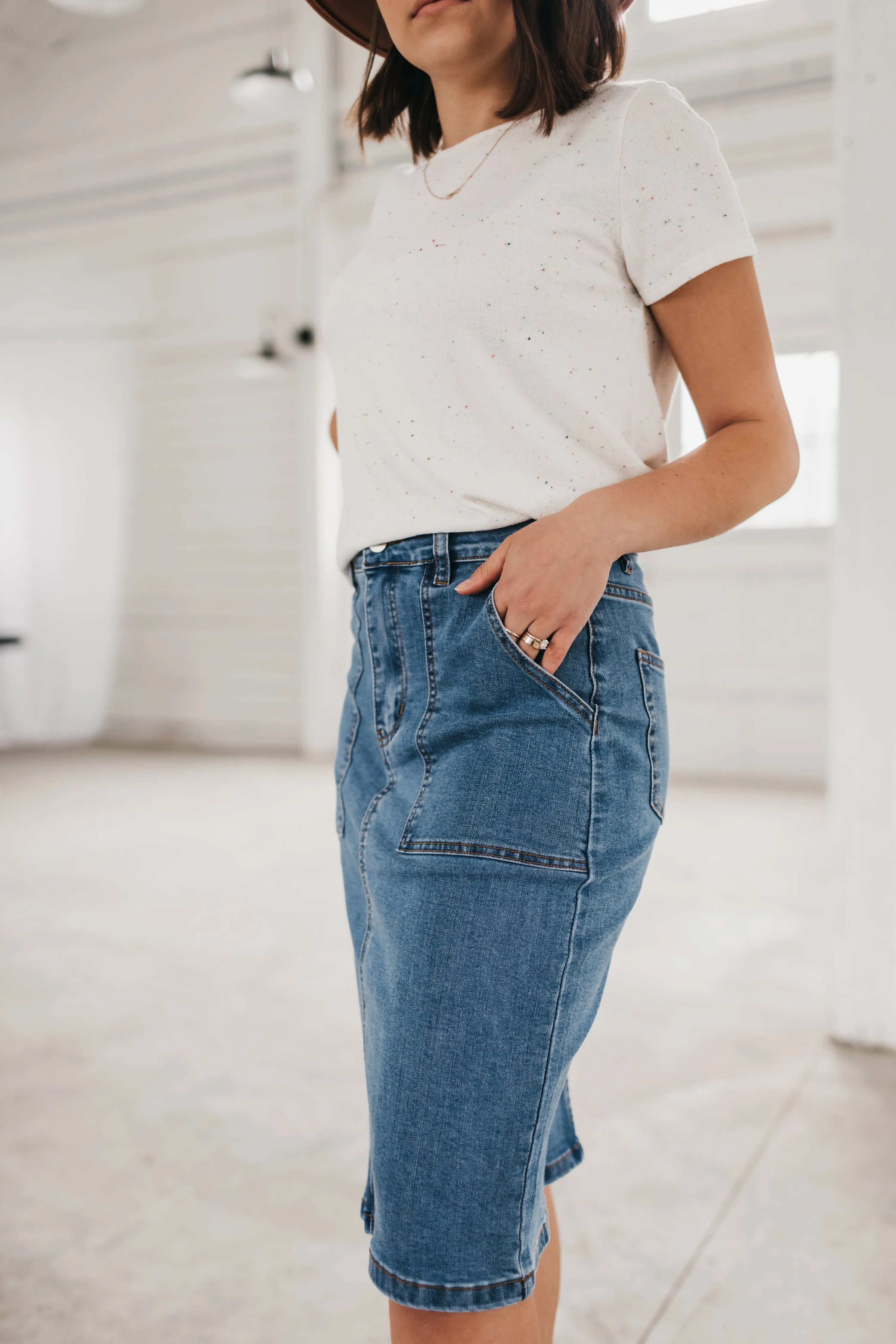 Jackie Denim Skirt