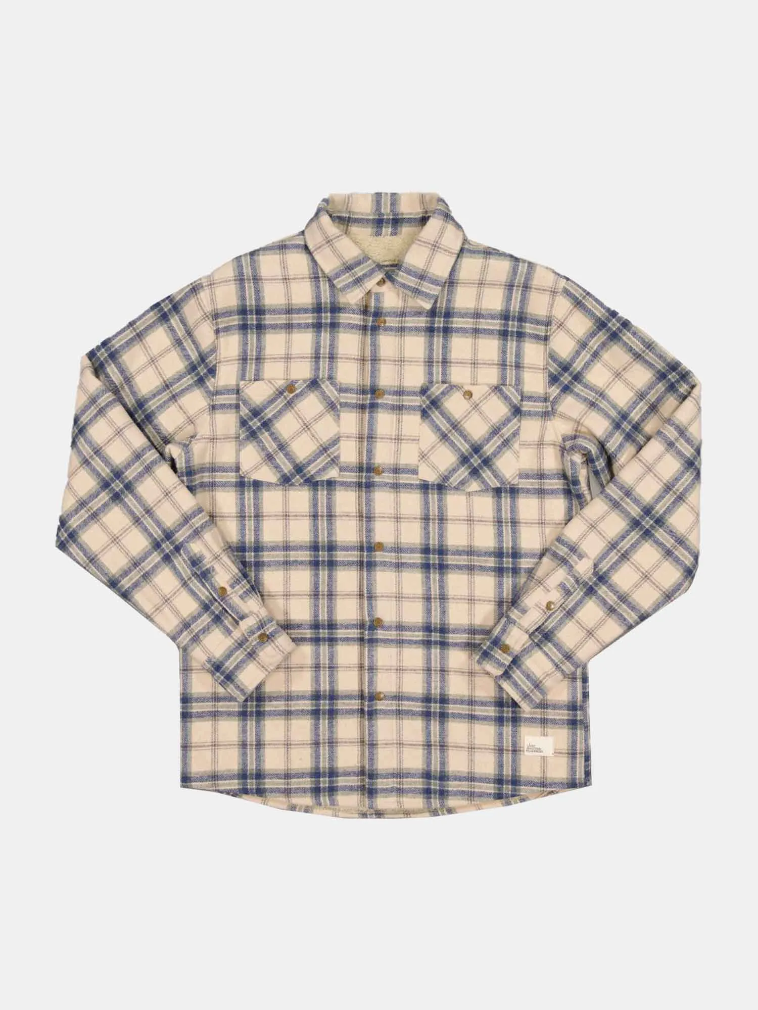 Just Another Fisherman Seaport Shearling Shirt - Sand Check