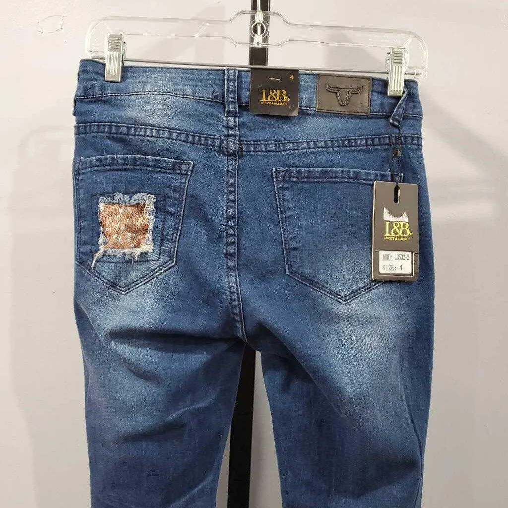 Sure! The optimized title for this e-commerce product could be: Stylish L & B Jeans for Maximum Comfort and Fashionable Look.