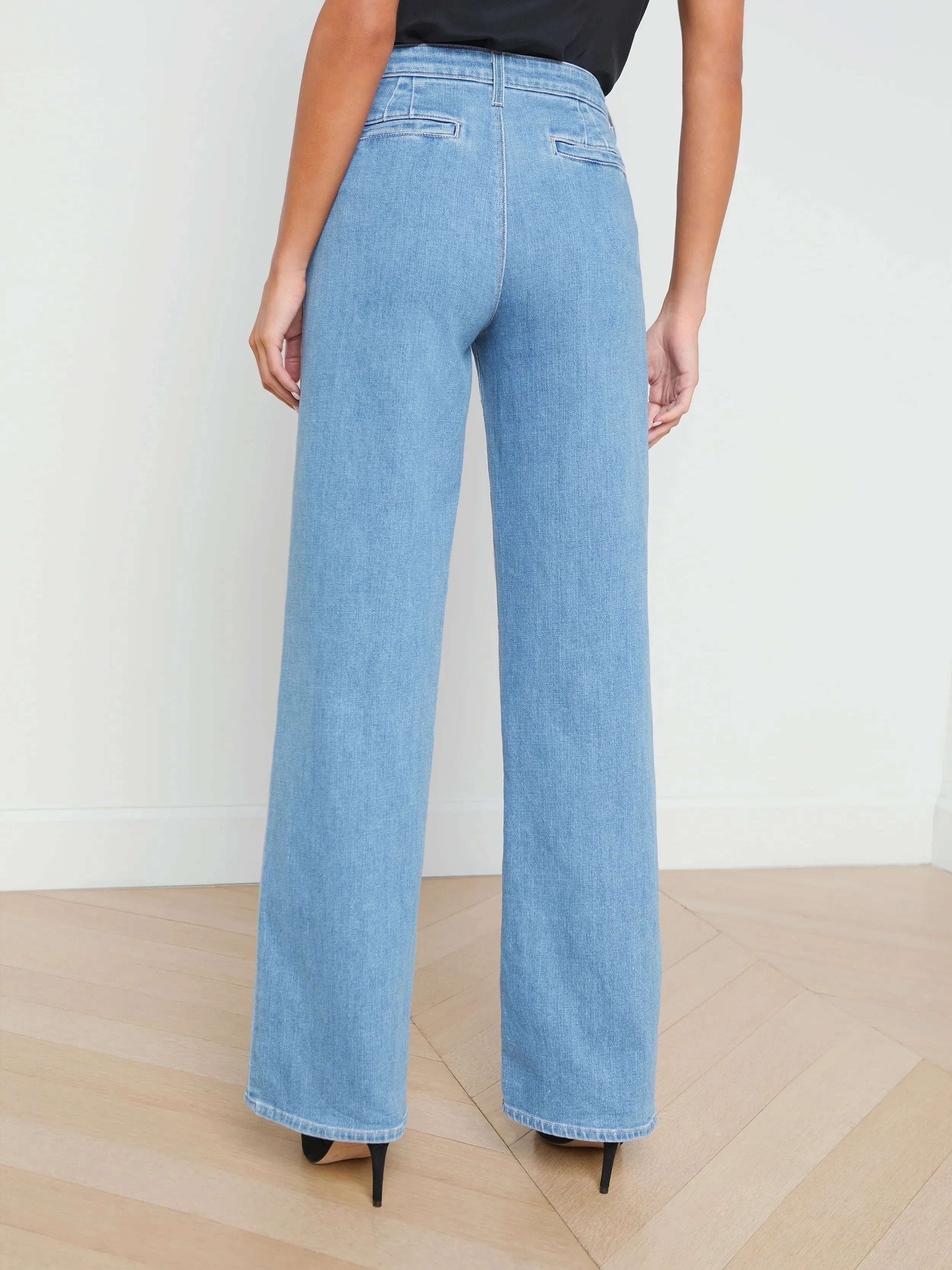 L’agence - Weston Wide Leg Jean - Belize