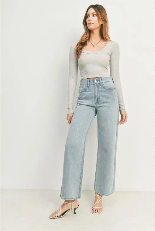 Lightweight Slouchy Wide Leg