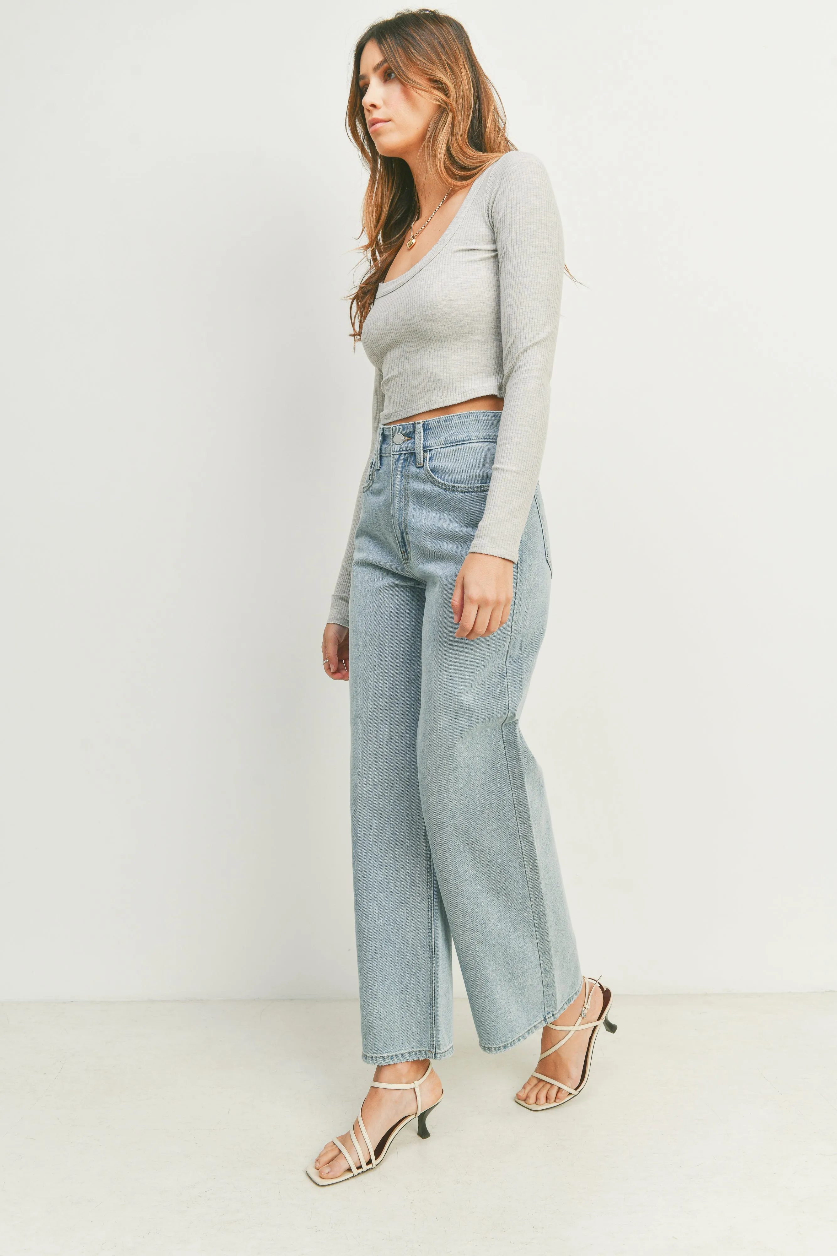 Lightweight Slouchy Wide Leg