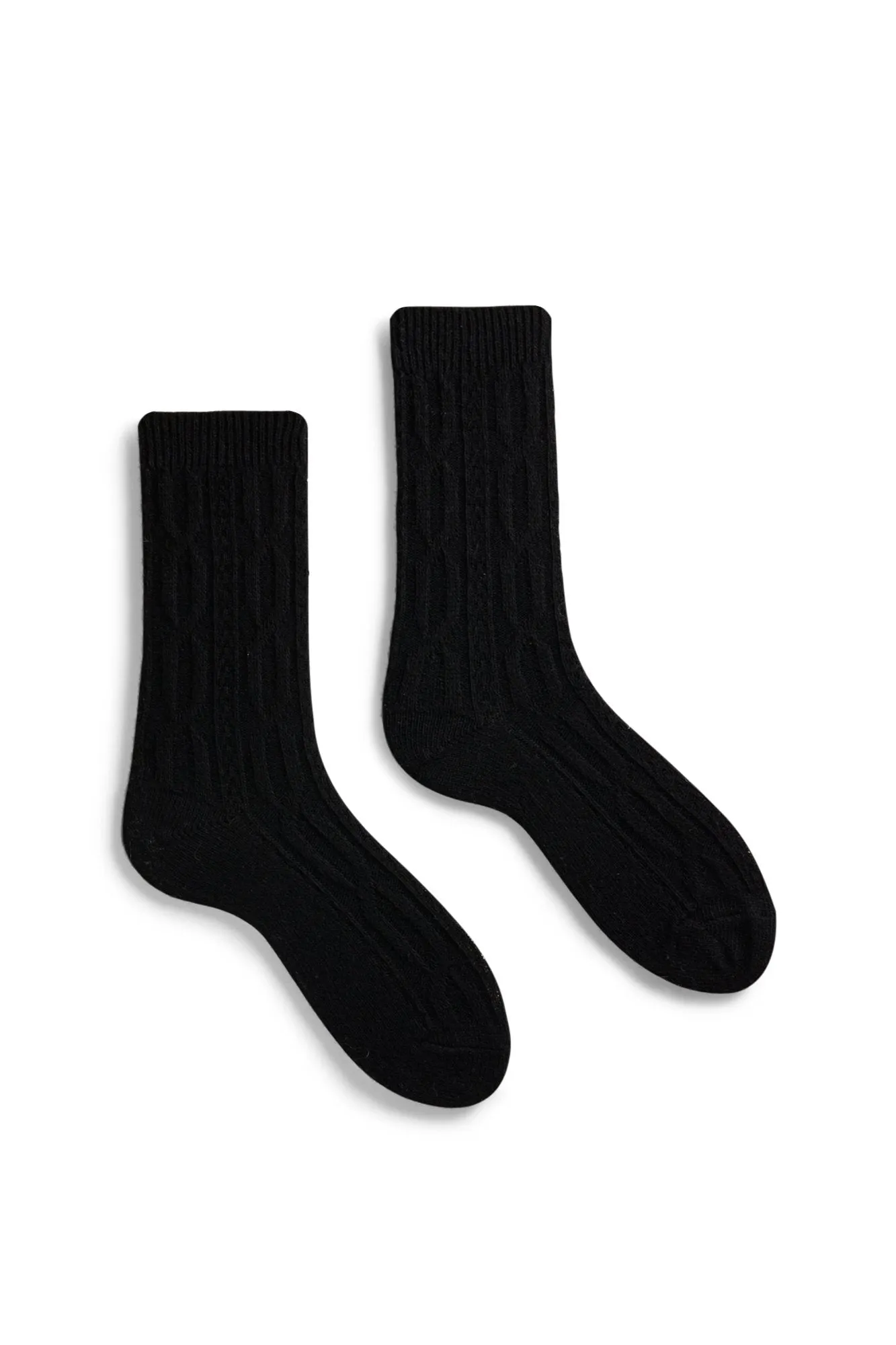 Lisa B - Cable Crew Socks