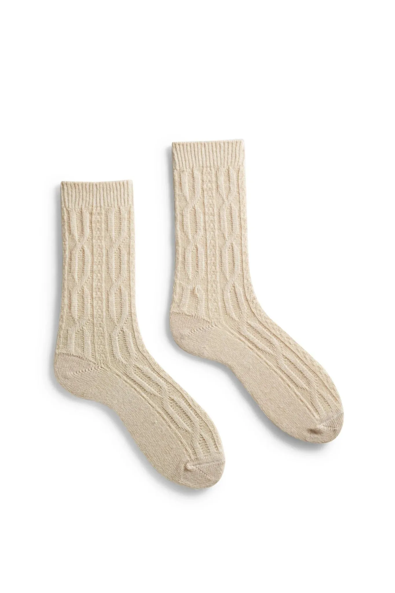 Lisa B - Cable Crew Socks