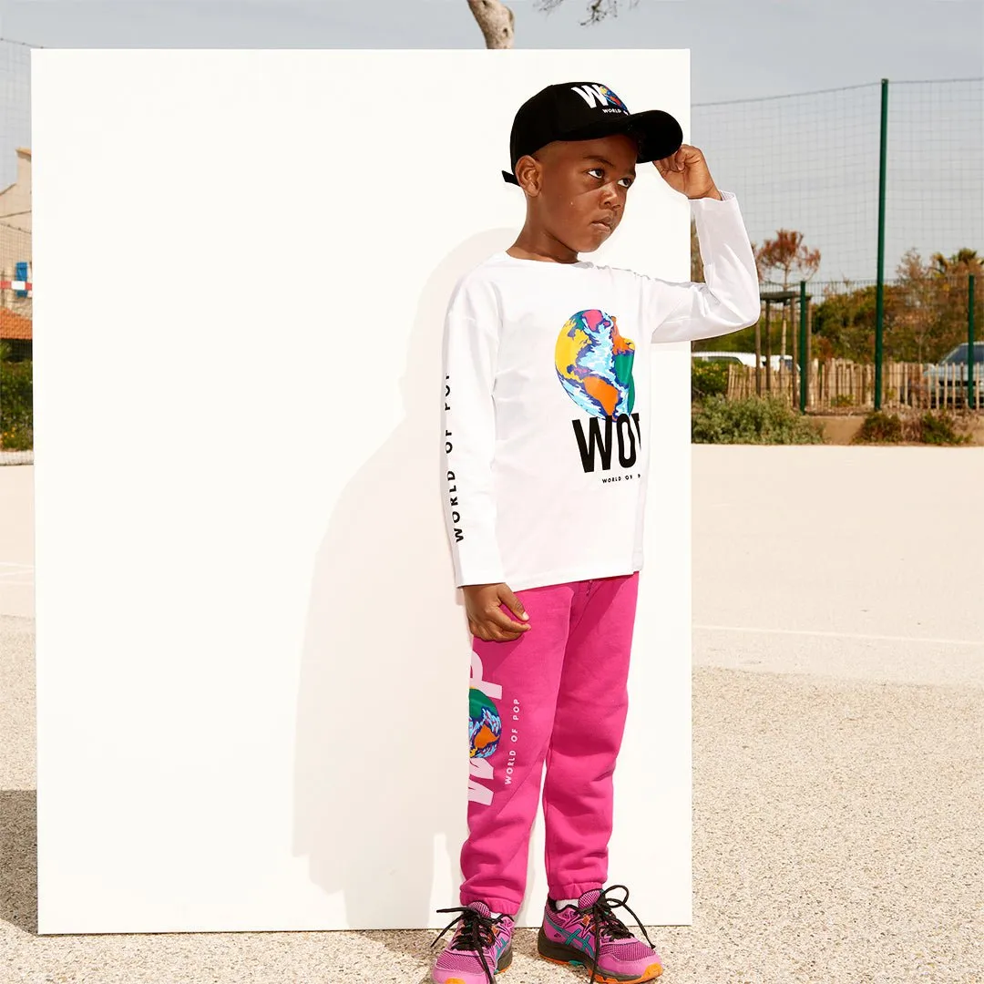 Long-sleeved T-shirt for children in organic cotton