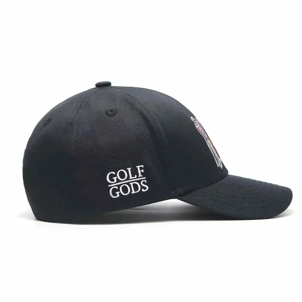 Mad Slicer Black SnapBack Golf Hat - Curved Brim