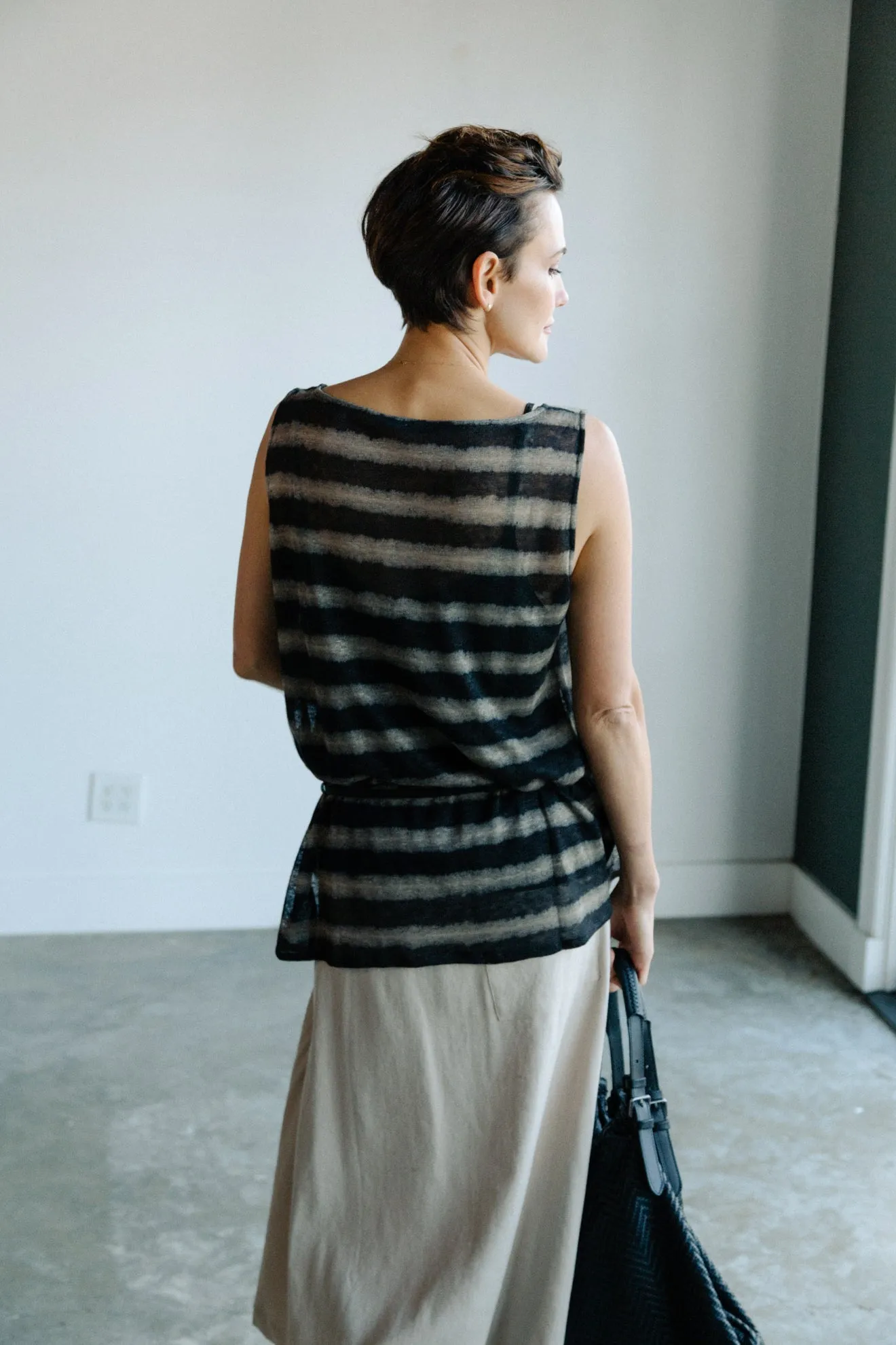 MARABELLA TANK IN LINEN KNIT