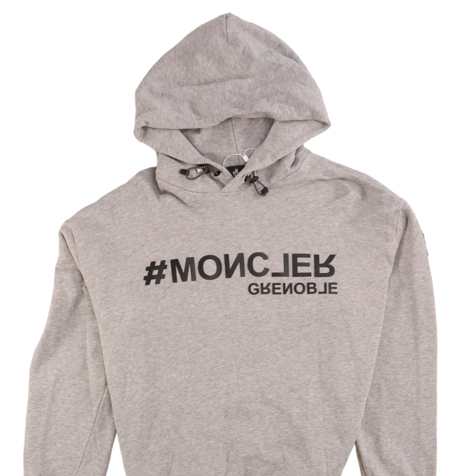 Men's Grenoble Logo Hoodie Grey Size S