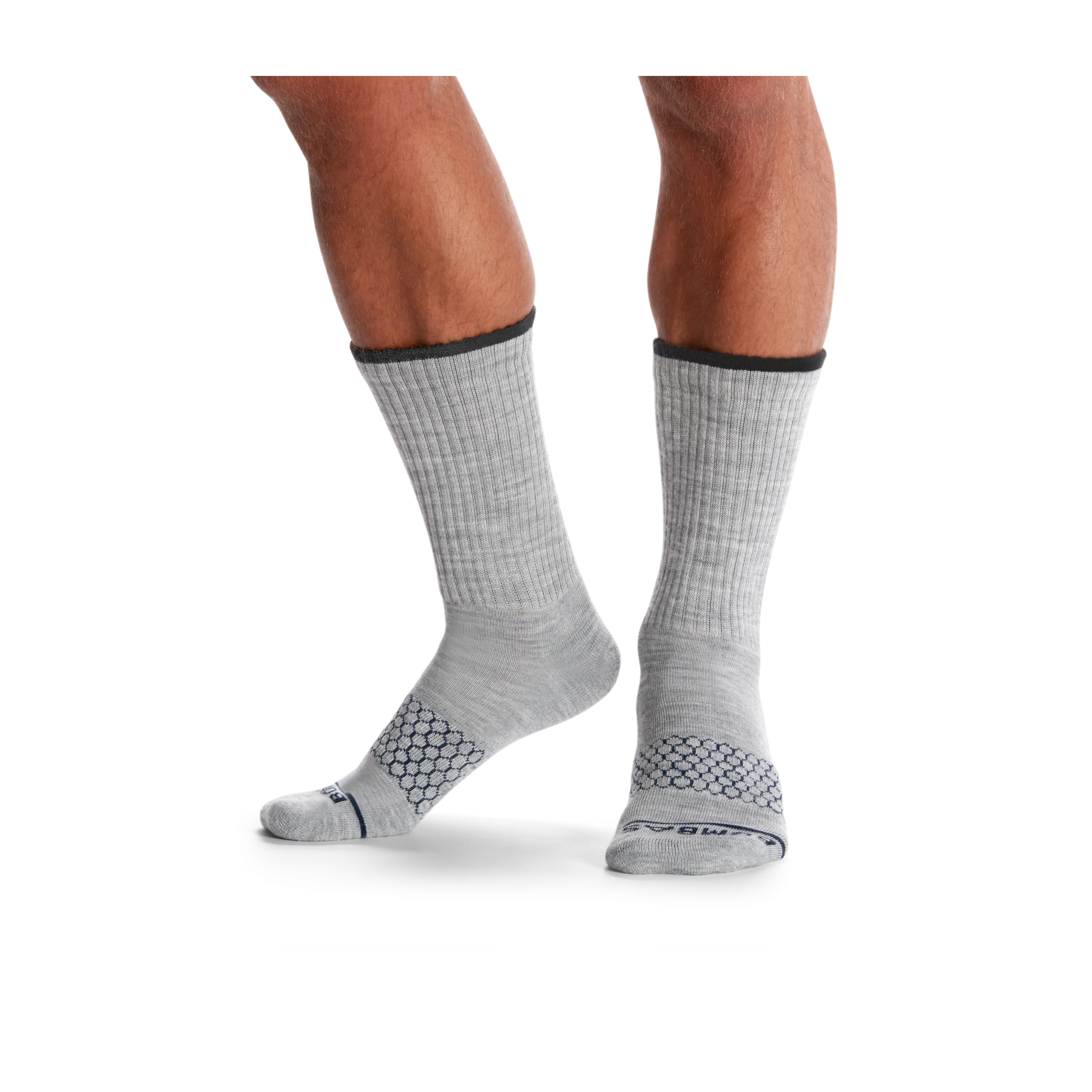 Men's Merino Wool Blend Calf Socks