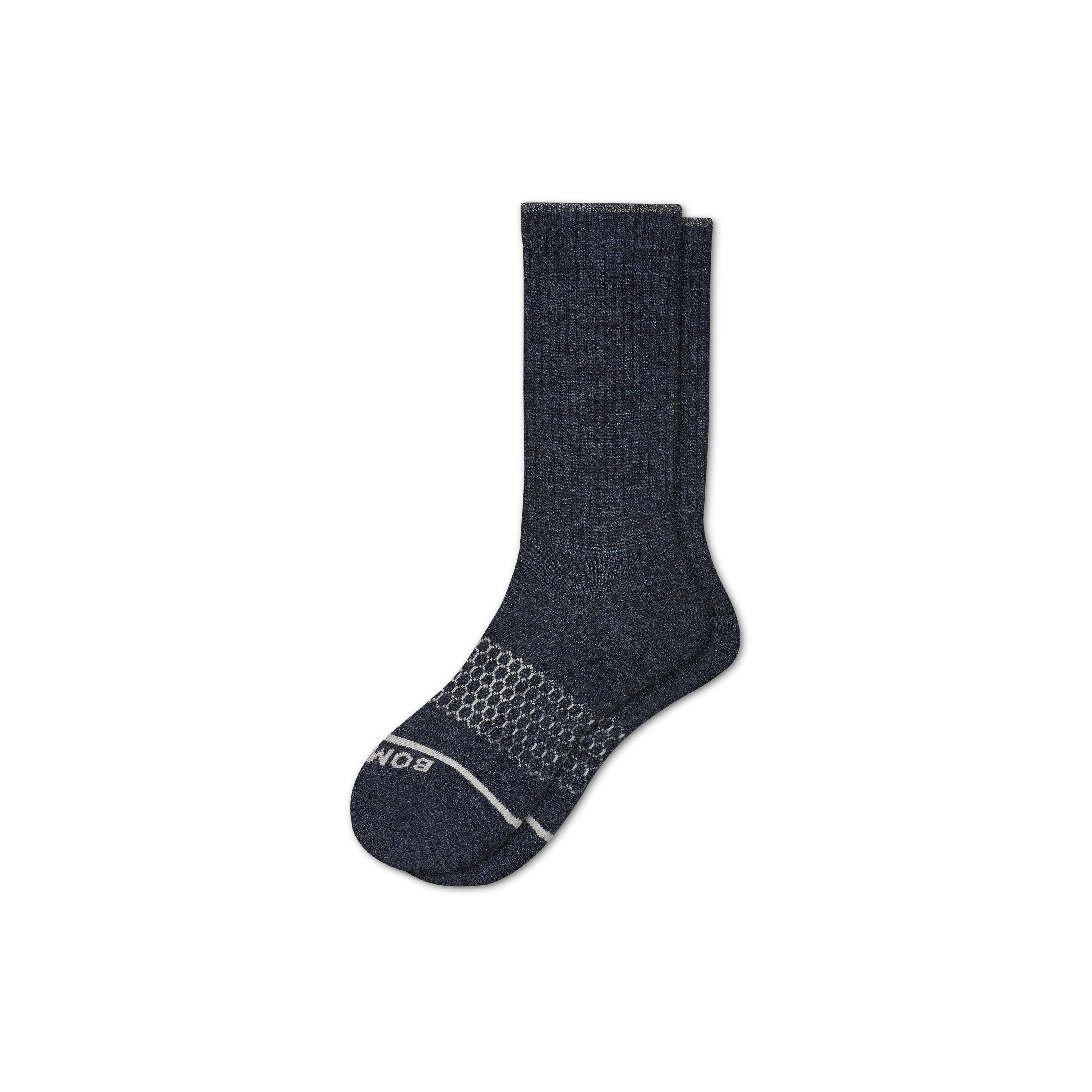 Men's Merino Wool Blend Calf Socks