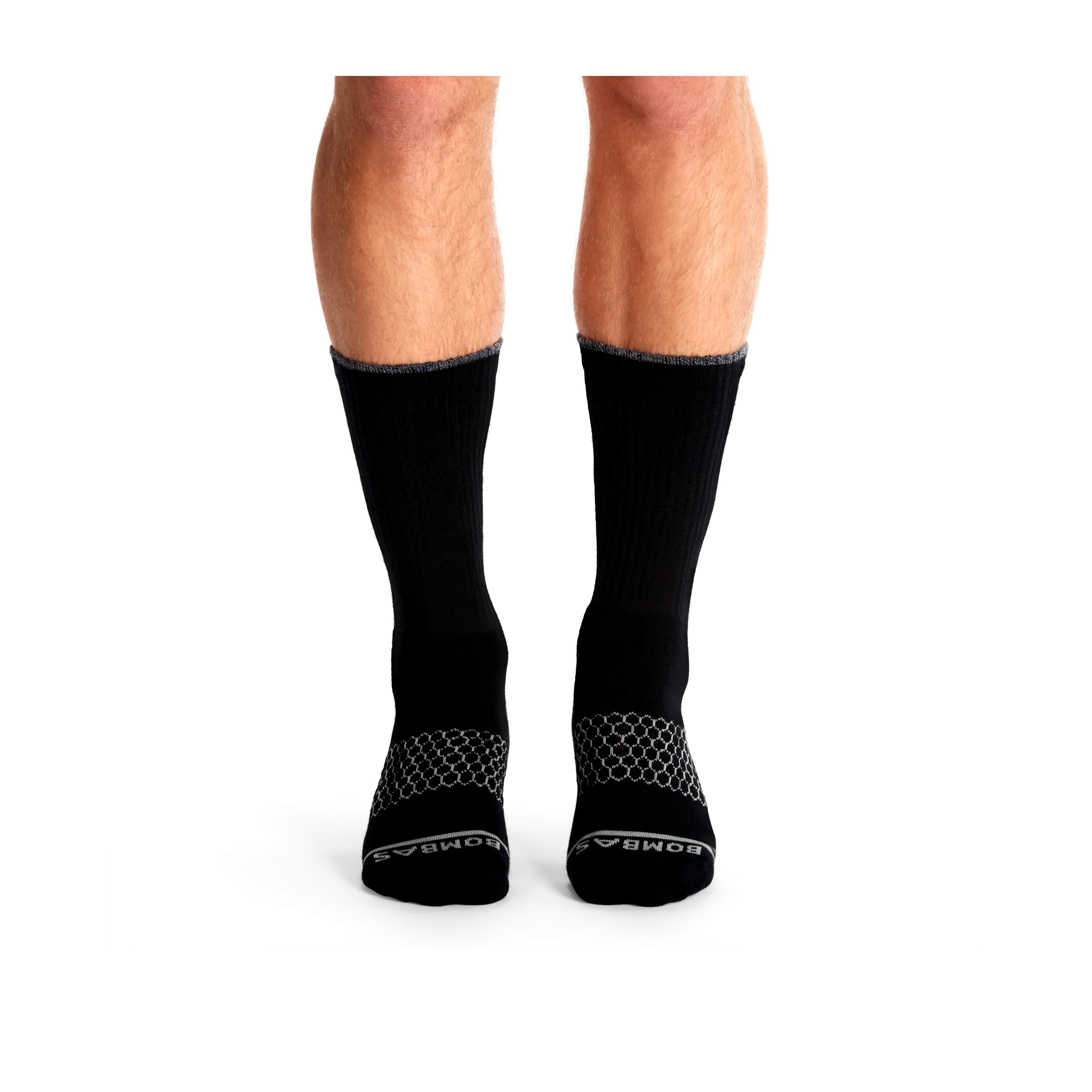 Men's Merino Wool Blend Calf Socks