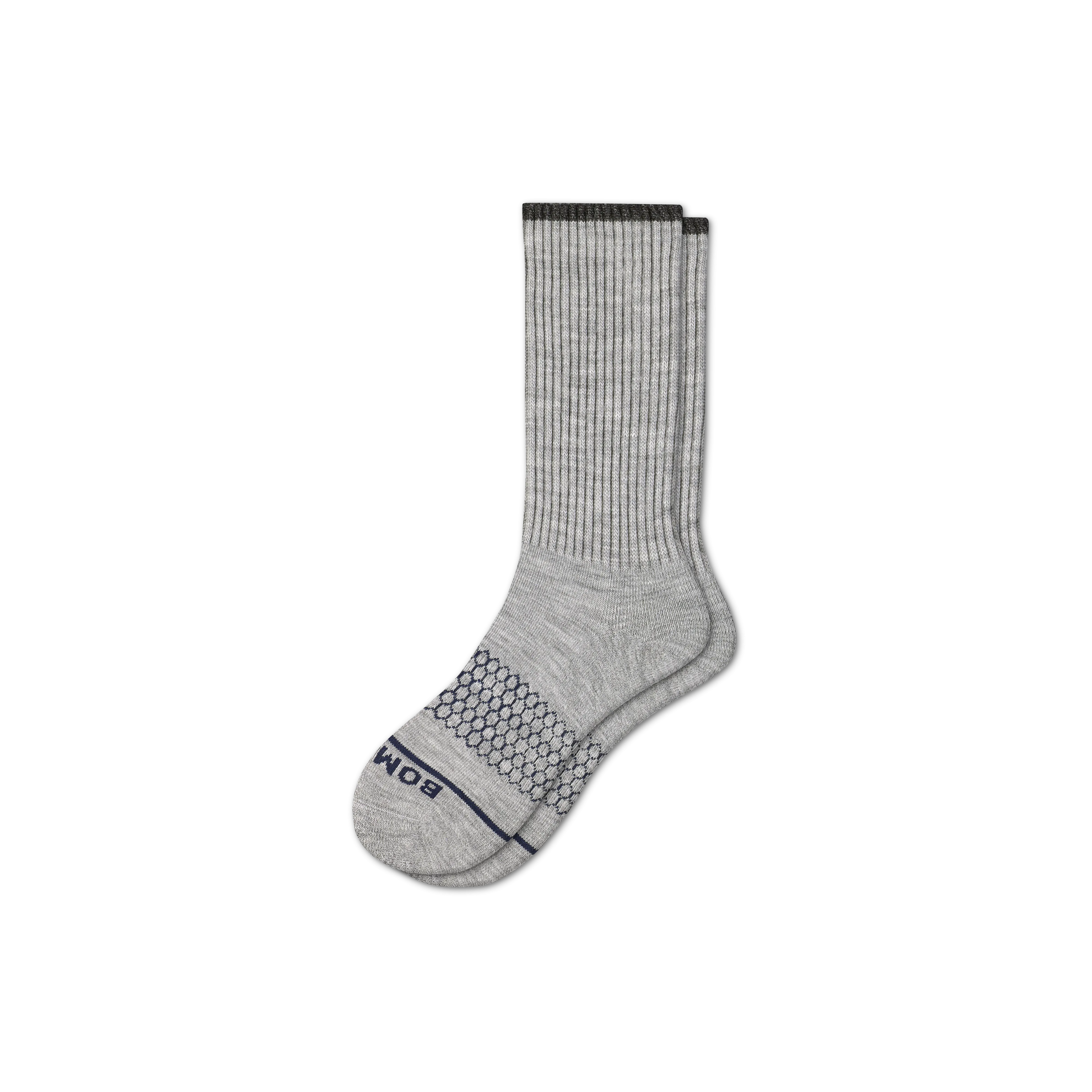 Men's Merino Wool Blend Calf Socks