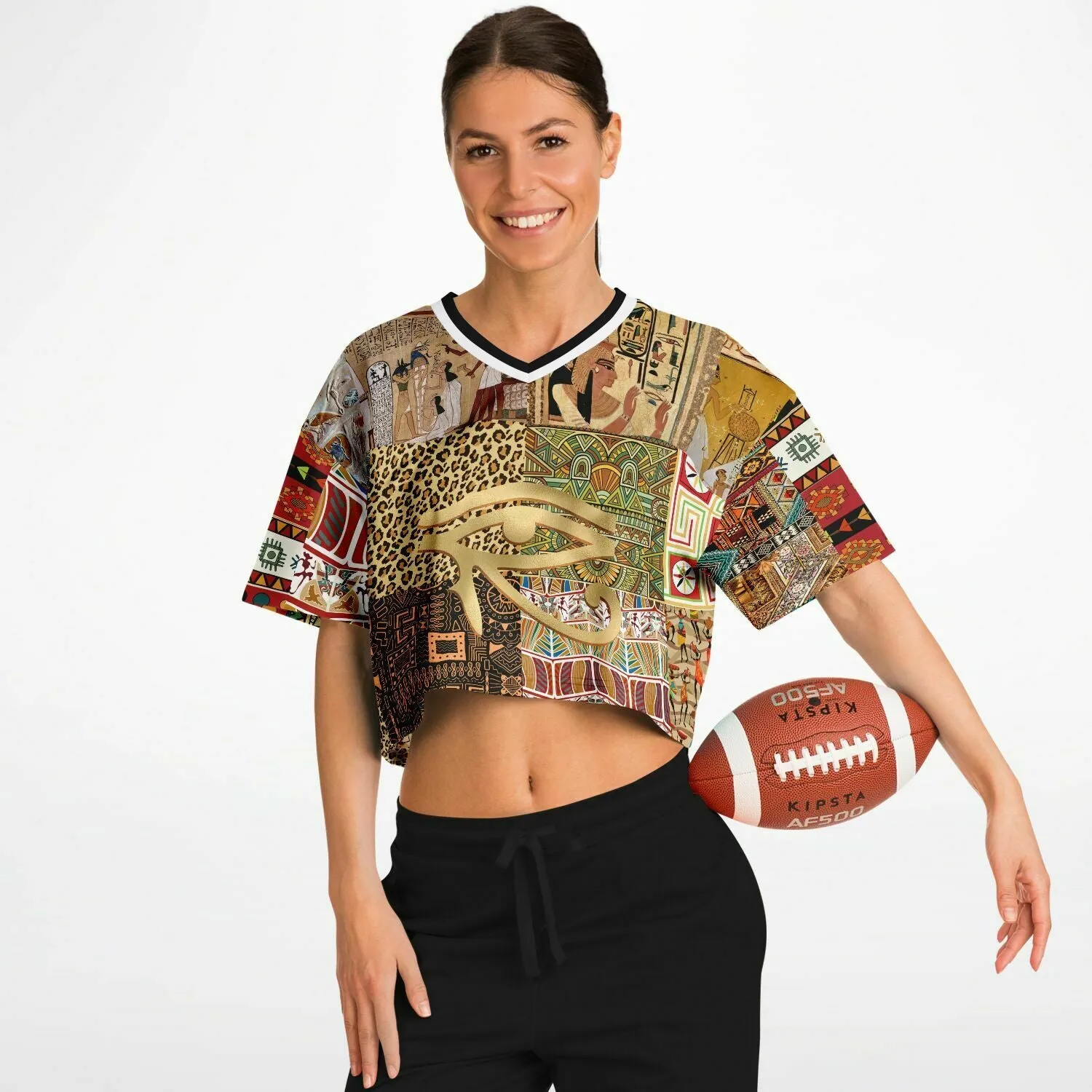 Mother Lode African Print Crop Jersey