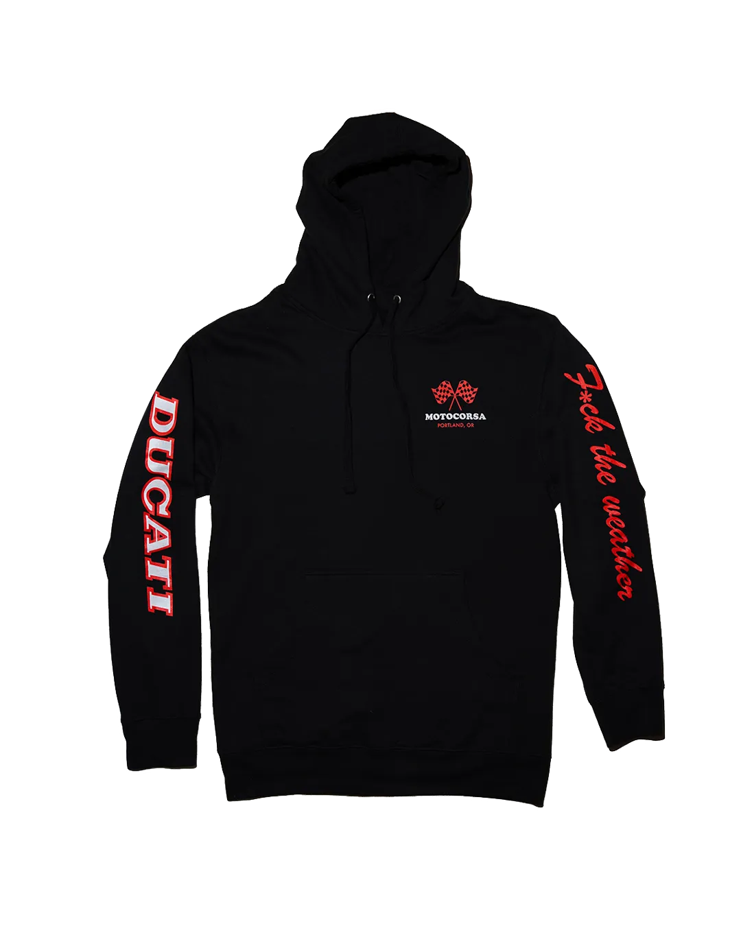 Motocorsa Checkered Flag Hoodie