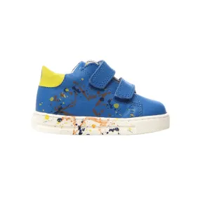 Naturino Toddler's (Sizes 22-26) Falcotto Lacus Blue/Yellow Star Velcro