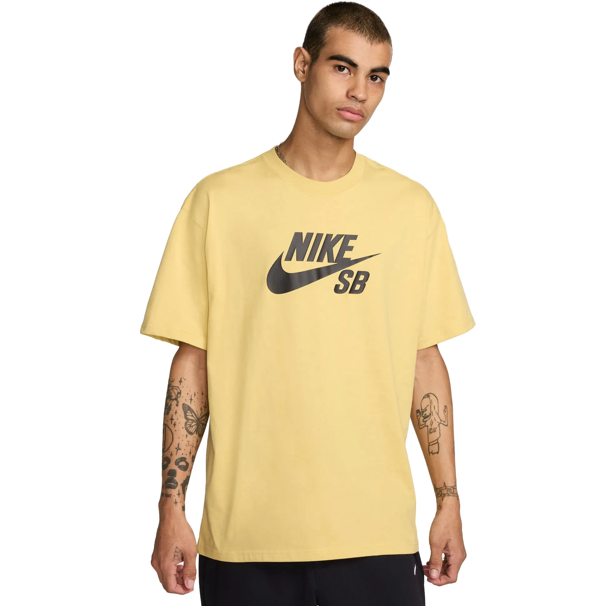 Nike SB Tee Logo HBR Saturn Gold