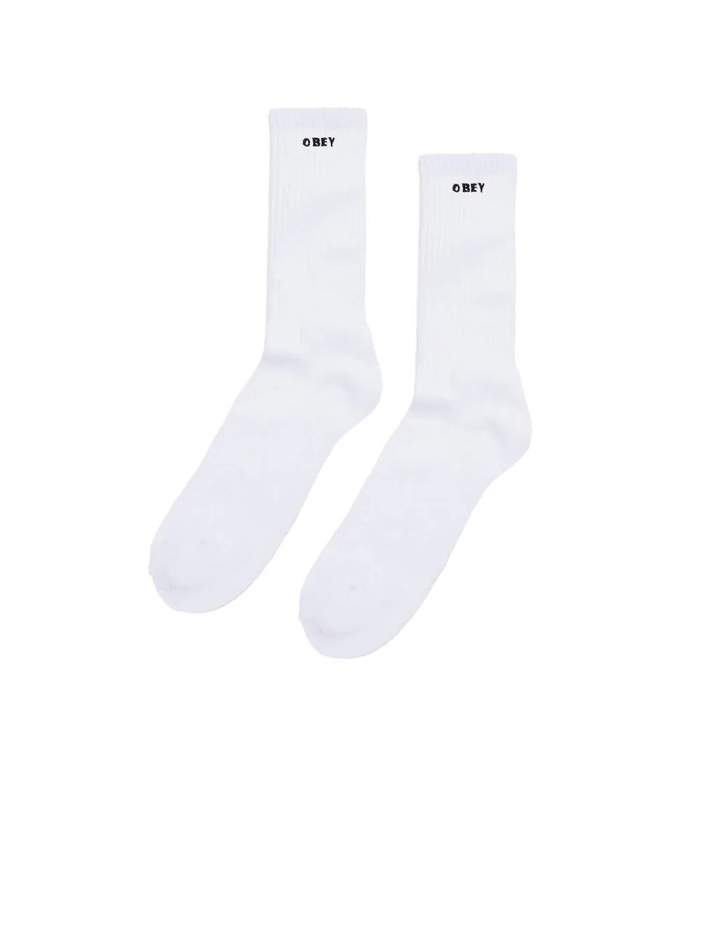 Obey Bold Socks - White