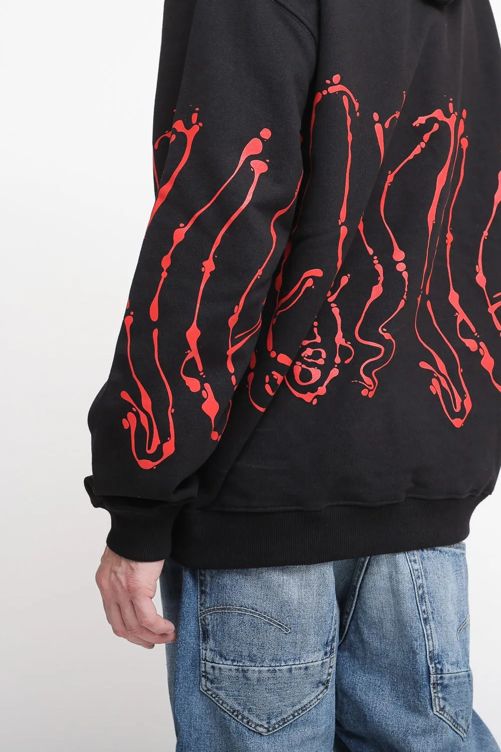 Octopus Dripper Hoodie - Black